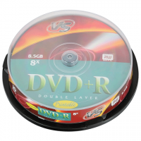  DVD+R VS 8,5 Gb 8x 10 Cake Box  VSDVDPRDLCB1002 (/ - 20700)