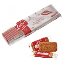 Печенье LOTUS "Biscoff" (Бельгия), карамелизированное, печенье в индив. упак., 312г, пакет, ш/к06183