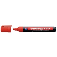 Маркер перманентный EDDING E-330/2 красный 1-5мм скошенный наконеч.