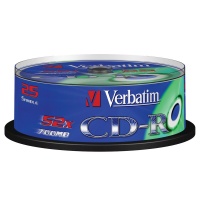   Verbatim CD-R 700Mb 52x Cake/25 43432 Extra Protect