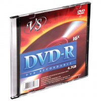  DVD-R VS 4,7Gb 16x Slim Case VSDVDRSL01