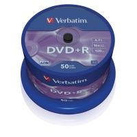   Verbatim DVD+R 4,7Gb 16 Cake/50 43550