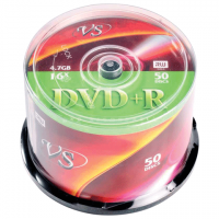  DVD+R VS 4,7Gb 16x 50 Cake Box VSDVDPRCB5001 (/ - 20472)