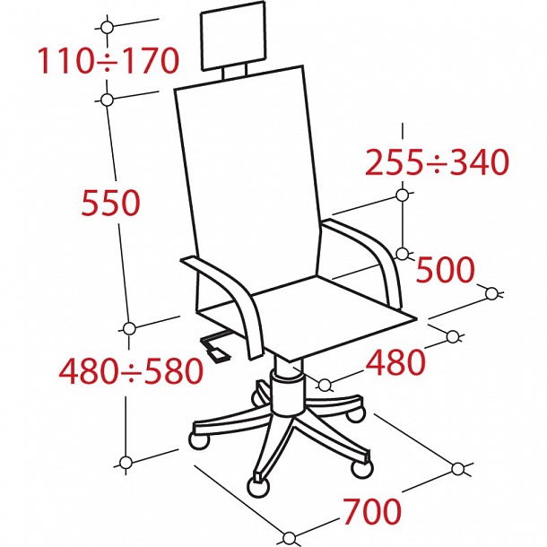 Кресло echair 704 tl