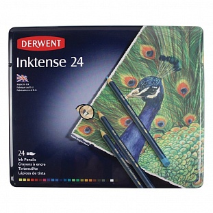 Карандаши цветные Derwent 24цв круг L=175мм D=8мм Inktense D-0700929 Карандаши цветные Derwent 24цв круг L=175мм D=8мм Inktense D-0700929