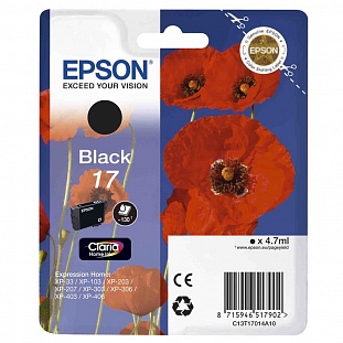   Epson 17 C13T17014A10 .  XP-33/103/203/303/406