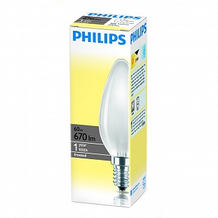 . Philips / 60W E14 FR/B35 (10/100)