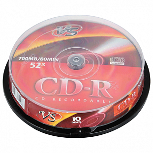  CD-R VS 700Mb 52x 10 Cake Box VSCDRCB1001 (/ - 20083 )