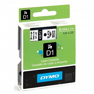 Картридж к этикет-принтеру DYMO S0720780 D1 6ммх7м чер/бел пл. для LM210D/PnP Картридж к этикет-принтеру DYMO S0720780 D1 6ммх7м чер/бел пл. для LM210D/PnP